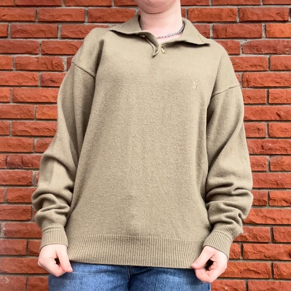 Wool Playboy collared pullover - Picture 1 of 7